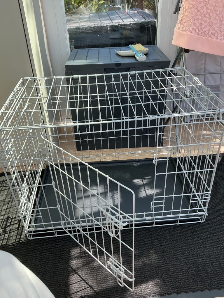 As new Dog Crate.  Grey.