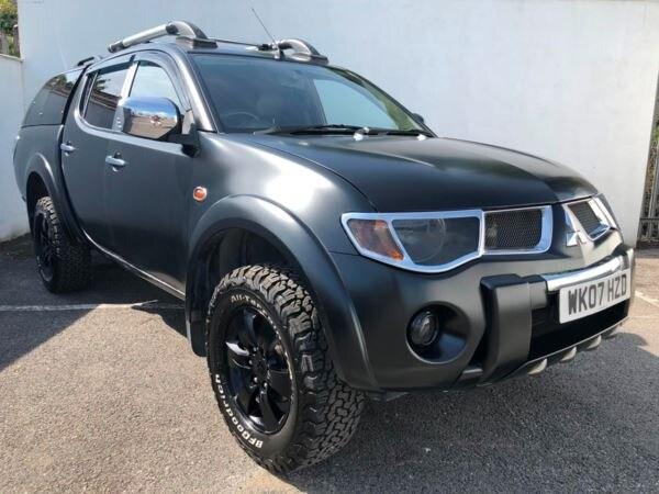 2007 MITSUBISHI L200 ANIMAL 2.5 DI-D 4WD PICK UP TRUCK - MATTE BLACK - PX POSS