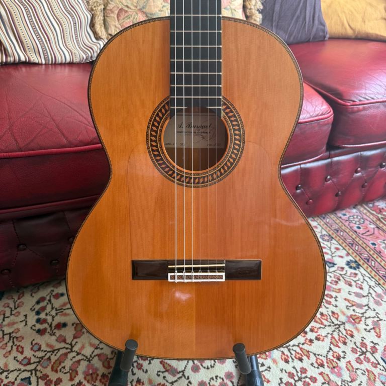 Amalio Burguet 1F 2001 Classical Flamenco Guitar - Natural
