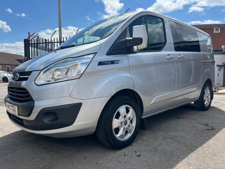 2016 FORD TRANSIT CUSTOM LTD RARE 155BHP! CREW CAB SEATS X6 NO VAT TO PAY