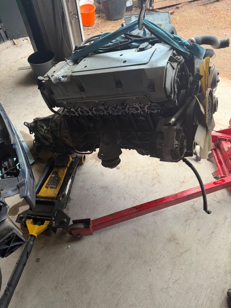 W202 c280 complete engine with gearbox 