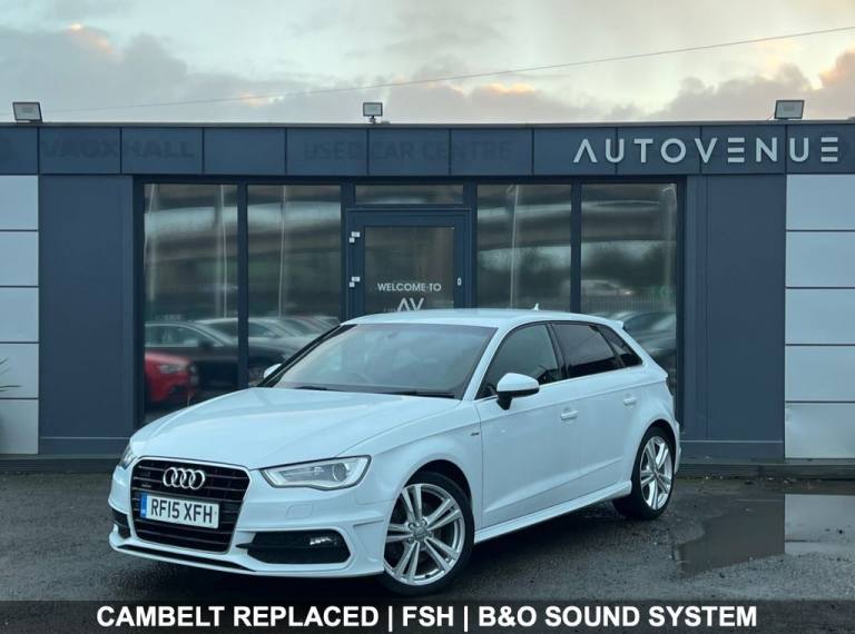 2015 Audi A3 2.0 TDI S line Sportback 5dr Diesel S Tronic quattro Euro 6 (s/s) (184 ps) Hatchback...