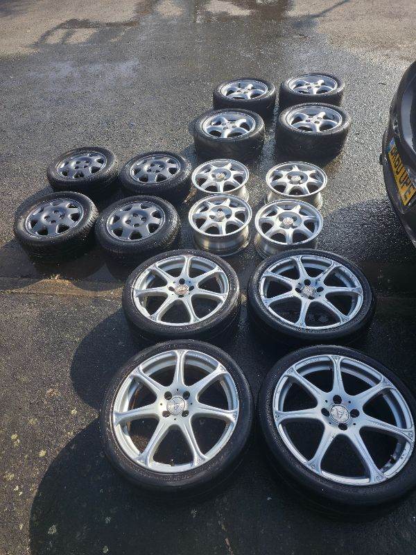 Mx5 Wolfrace Metro 4x100 alloys Various sizes and designs