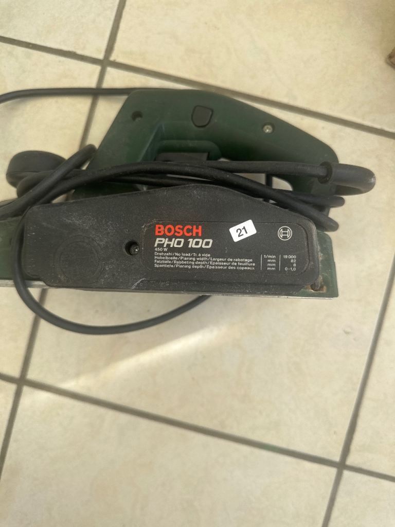 Bosch PHO 100 Electric Planer – Good Condition