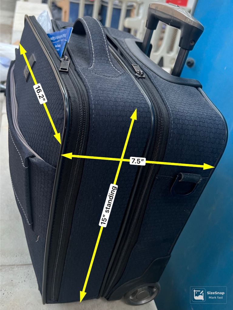 Static Rolling CarryOn Computer Bag