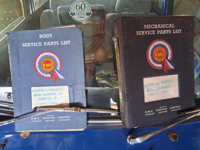 GENUINE MINI/ COOPER BMC SERVICE PARTS BOOK LIST LAST USED LATE 1970s 