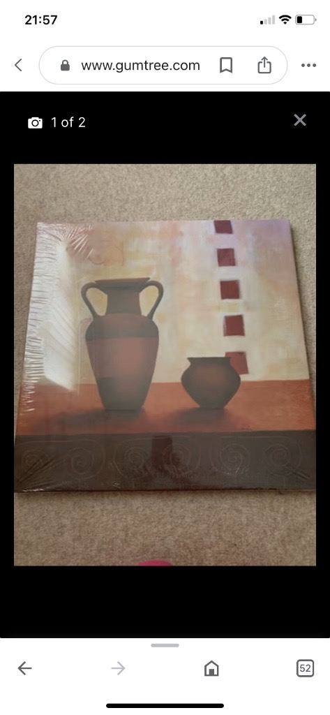 2 large canvases new 