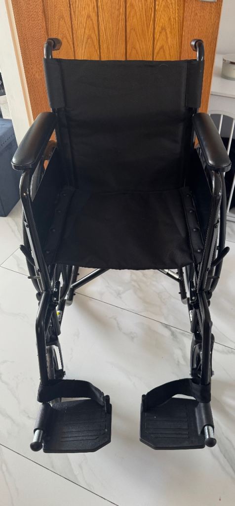 Black Wheelchair – Foldable