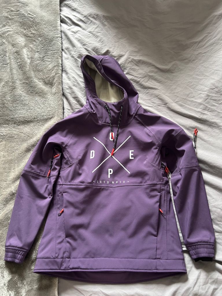 Dope Snow Purple Pullover Ski Snowboard Jacket