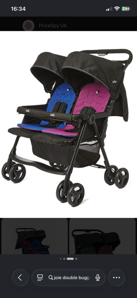Joie double buggy 