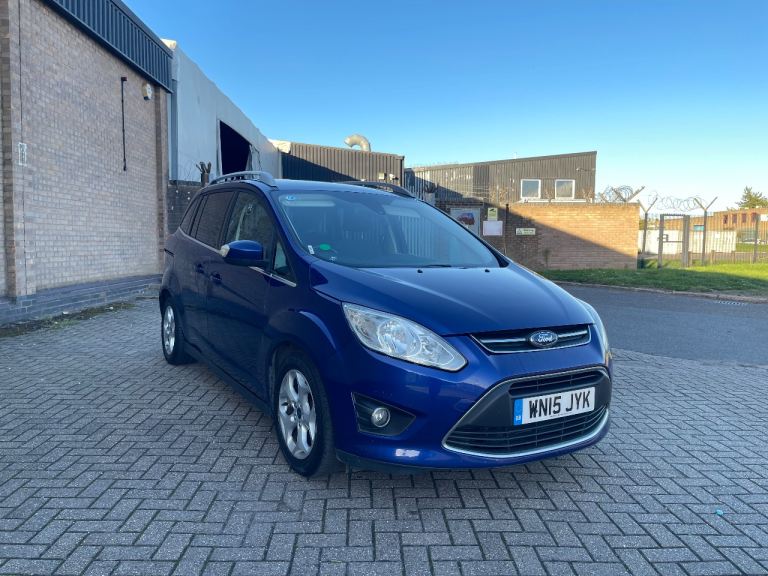 2015 FORD GRAND C MAX 7 SEATER ZETEC 1.6 TDCI DIESEL 6 SPEED MANUAL MPV GALAXY S MAX