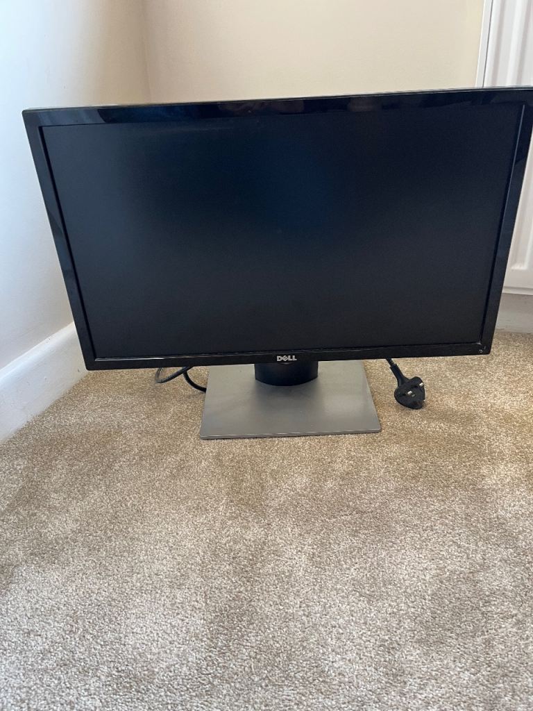 Dell Computer Monitor – Good Condition, Black