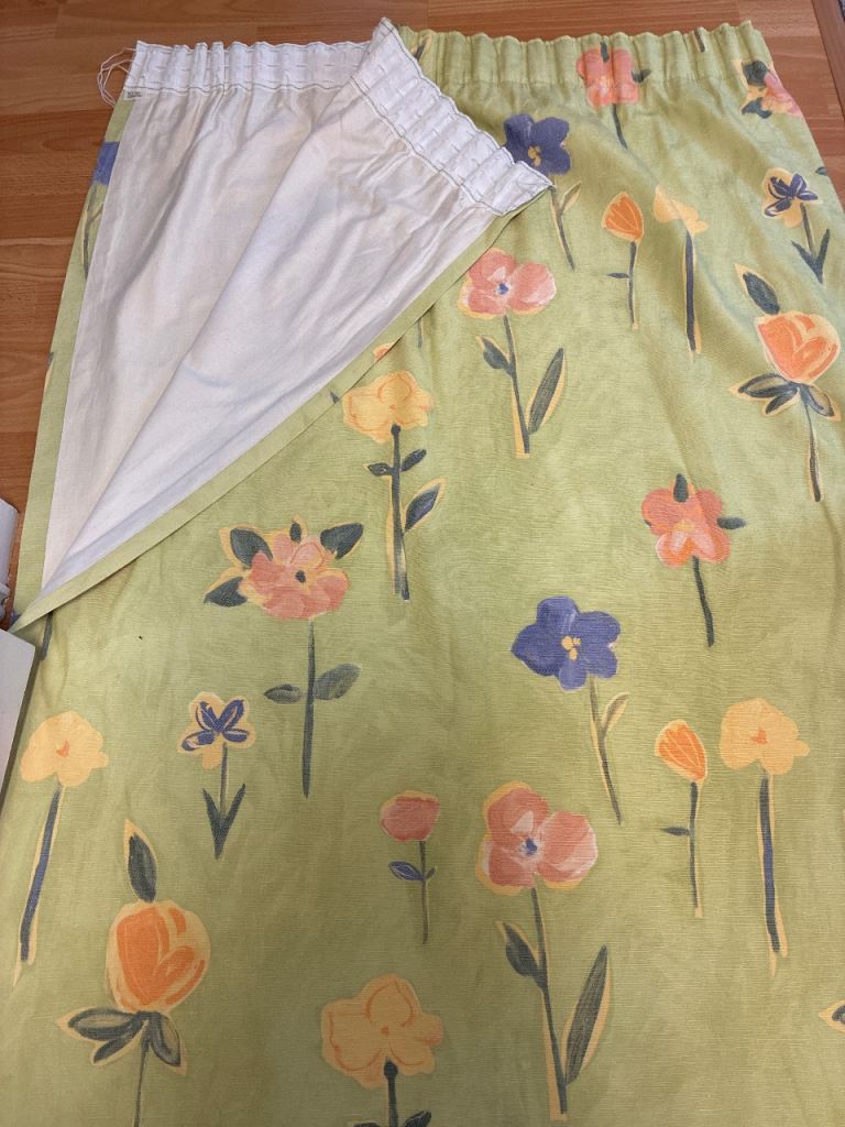 Professionally made curtains