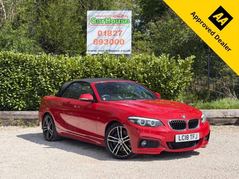 2018 18 BMW 2 SERIES 2.0 220D M SPORT CONVERTIBLE 2DR DIESEL AUTO EURO 6 (S/S)  