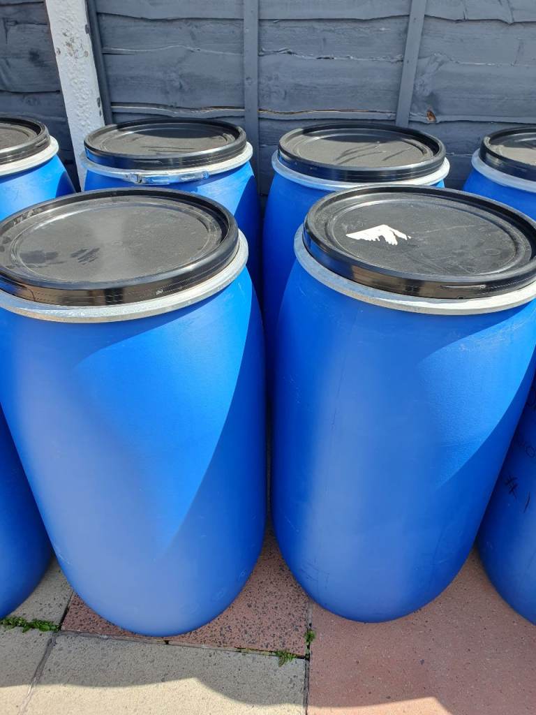 150 litre barrels, drums 