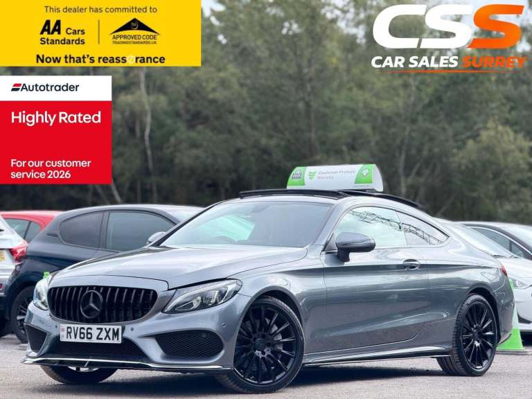 2016 Mercedes-Benz C Class 2.1 C250d AMG Line (Premium) G-Tronic+ Euro 6 (s/s) 2dr Coupe Diesel A...