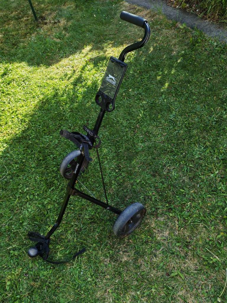 Slazenger 2 Wheel Fold Up Golf Trolley