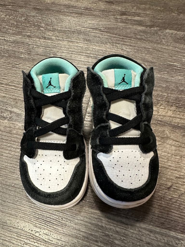 Toddler) Air Jordan 1 Low ALT BT 'Green White' CQ9831-131
