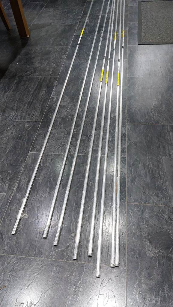 7 x 2.5m Lengths of Genesis Aluminium Listello Tile Insert