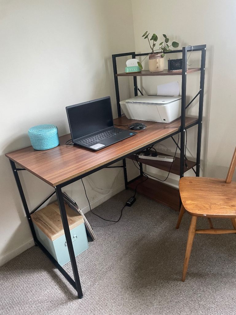 image for Desk with shelves 