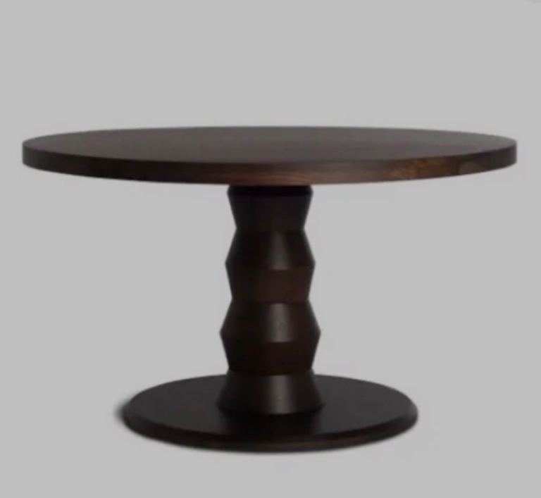 Soho Home Corbett Round Dining Table In Heavy Solid Wood