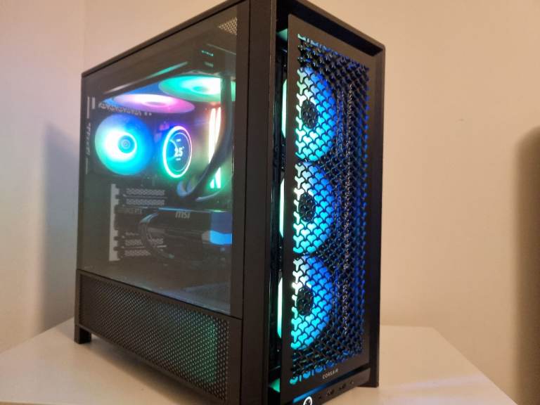 4K HIGH END GAMING PC 32GB DDR5 RYZEN 9 RTX 5070TI SSD2TB 24threads WATERCOOLED COMPUTER WORKSTATION