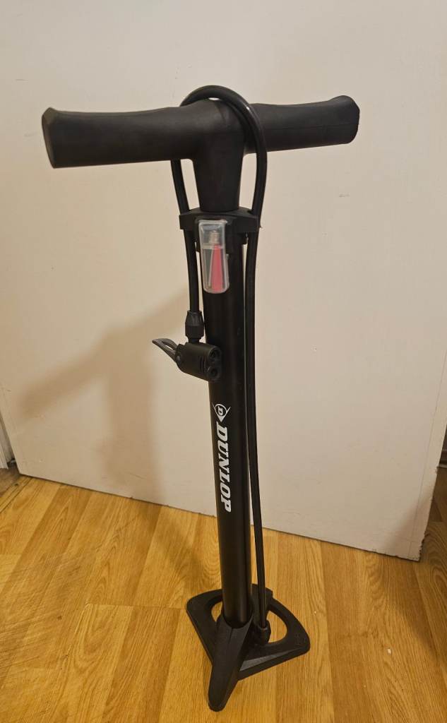 Dunlop Tower Bike Air Pump (for Schrader& Presta valves) - AS NEW - £5