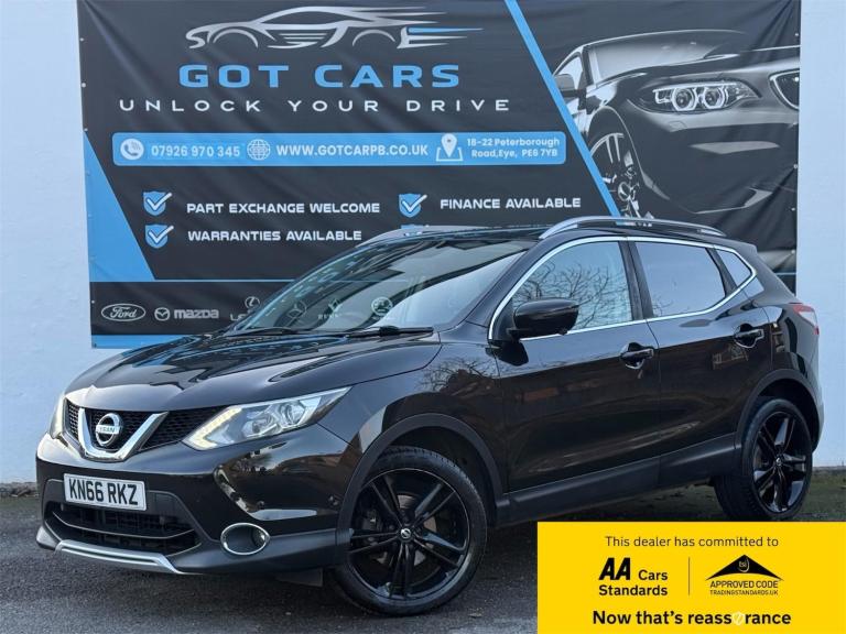 2016 Nissan Qashqai 1.5 dCi Black Edition 2WD Euro 6 (s/s) 5dr HATCHBACK Diesel Manual