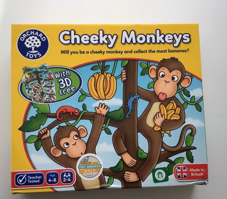 Cheeky Monkey educational puzzle game - age 4-8 years