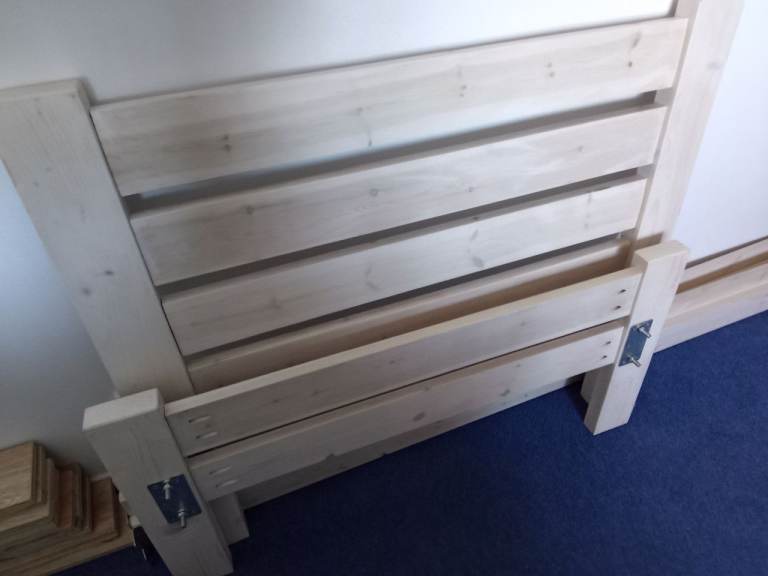 new single pine bed frame