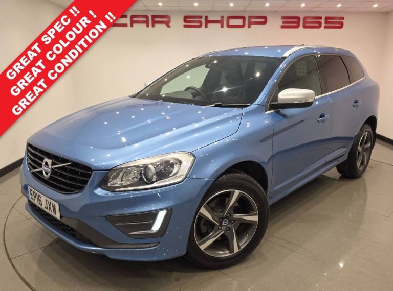 2016 16 VOLVO XC60 2.0 D4 R-DESIGN LUX NAV SUV 5DR AUTO EURO 6 (S/S) (190 PS)