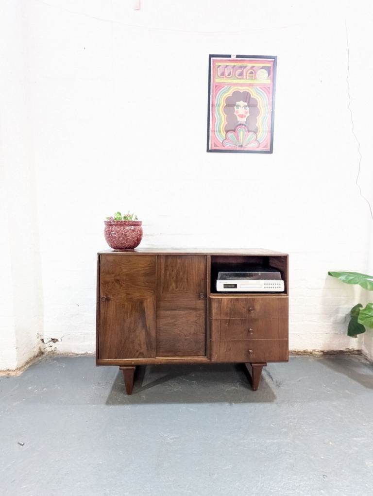 Mid Century Walnut Sideboard