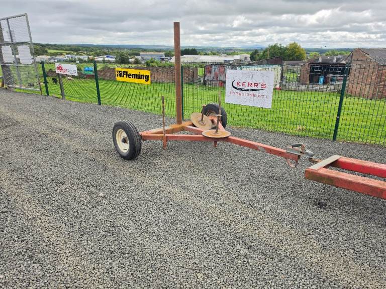 Livestock Fencing wire dispenser trailer farm tractor 