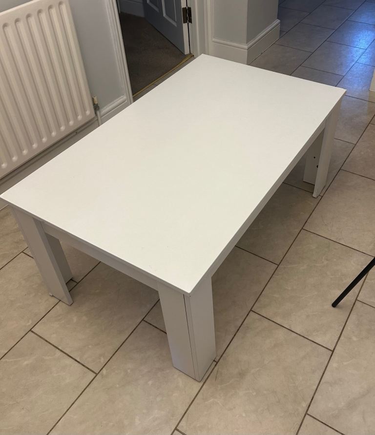 Large white coffee table 