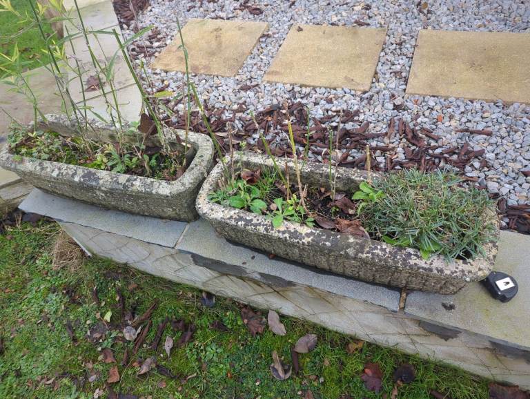 Stone Herb troughs 