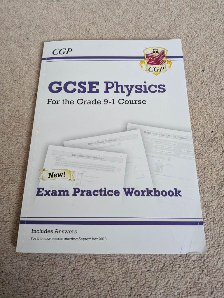 GCSE AQA Chemistry and Physics (9-1) CGP Workbooks with Answers