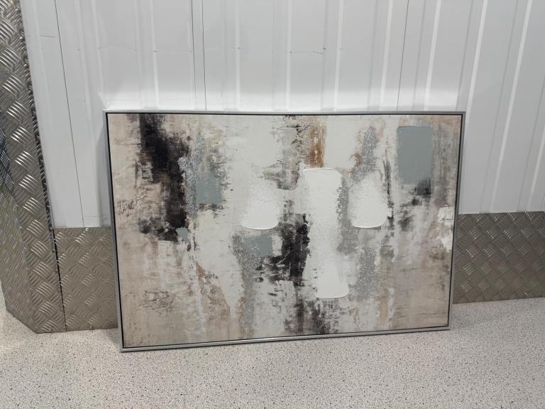 2x Dunelm Abstract canvas photos for sale 