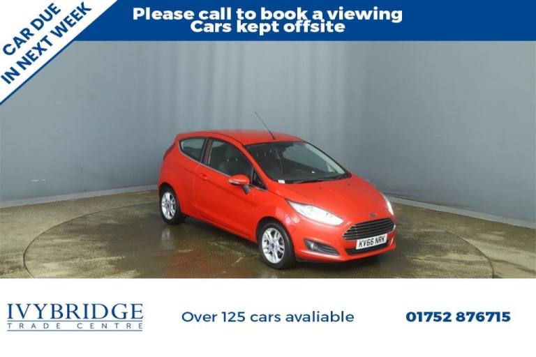 2016 66 FORD FIESTA 1.25 ZETEC HATCHBACK 3DR PETROL MANUAL EURO 6 (82 PS)
