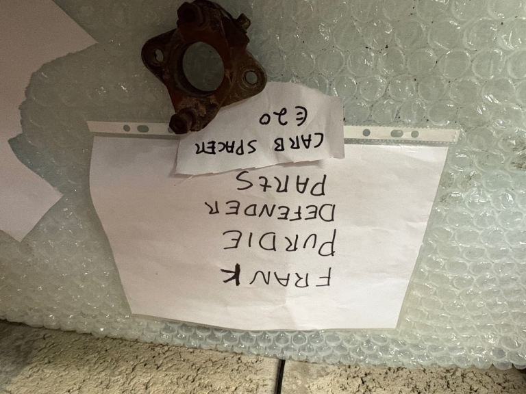 Land Rover carburetor spacer 