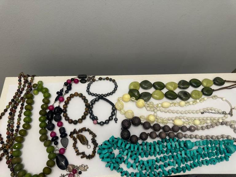 Job Lot mixed jwelleries including semi- Precious Stone Jewelleries