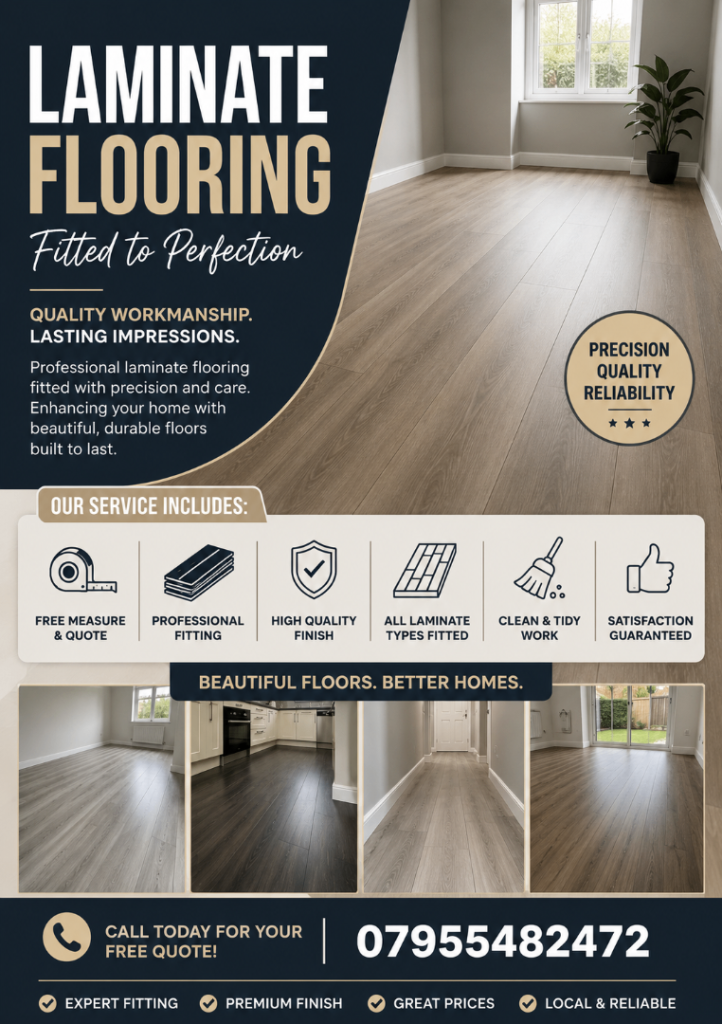 Laminate flooring fitter 
