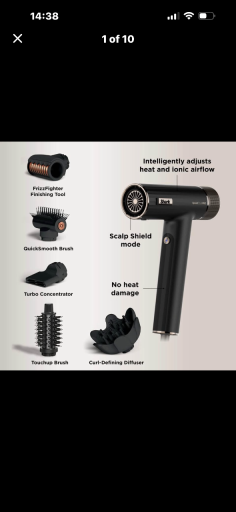 ✨ BRAND NEW & SEALED – Shark SpeedStyle Pro 5-in-1 Hair Dryer System – £150 ✨