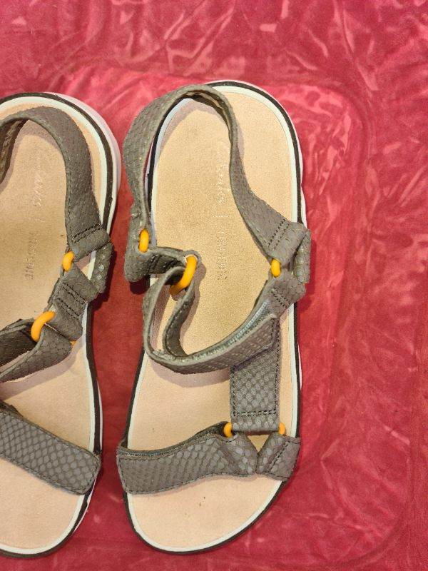 Clarks Trigenic strap fastening sandals/ Jesus Creepers uk5 very good condition 