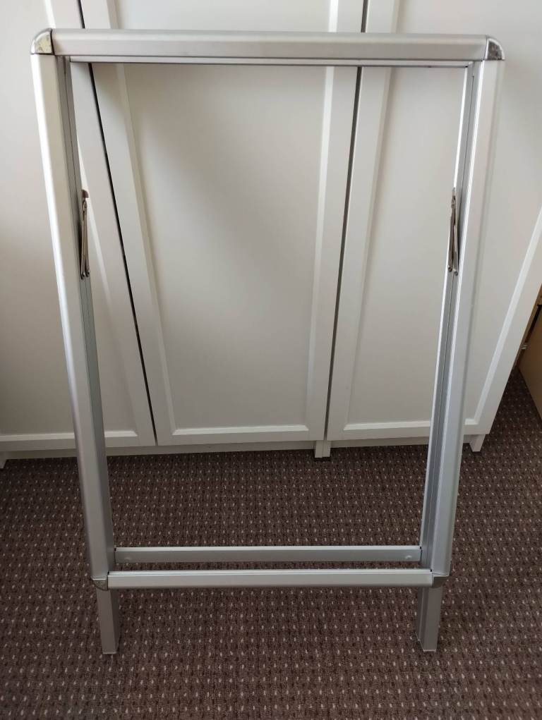 Aluminium Pavement Display/ A Frame Sign/ Sandwich Board in very good condition