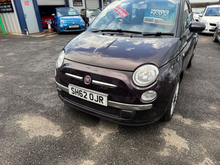 2012(62) Fiat  500 lounge 1.2 petrol manual mot 1 year road tax 1 year 35,000 Miles yes 35000