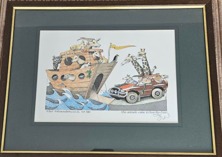Signed Simon Drew print
