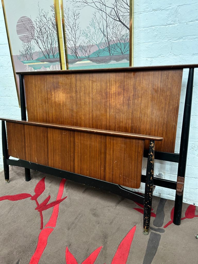 1950’s G Plan Tola And Teak Bedframe ( double size ) 
