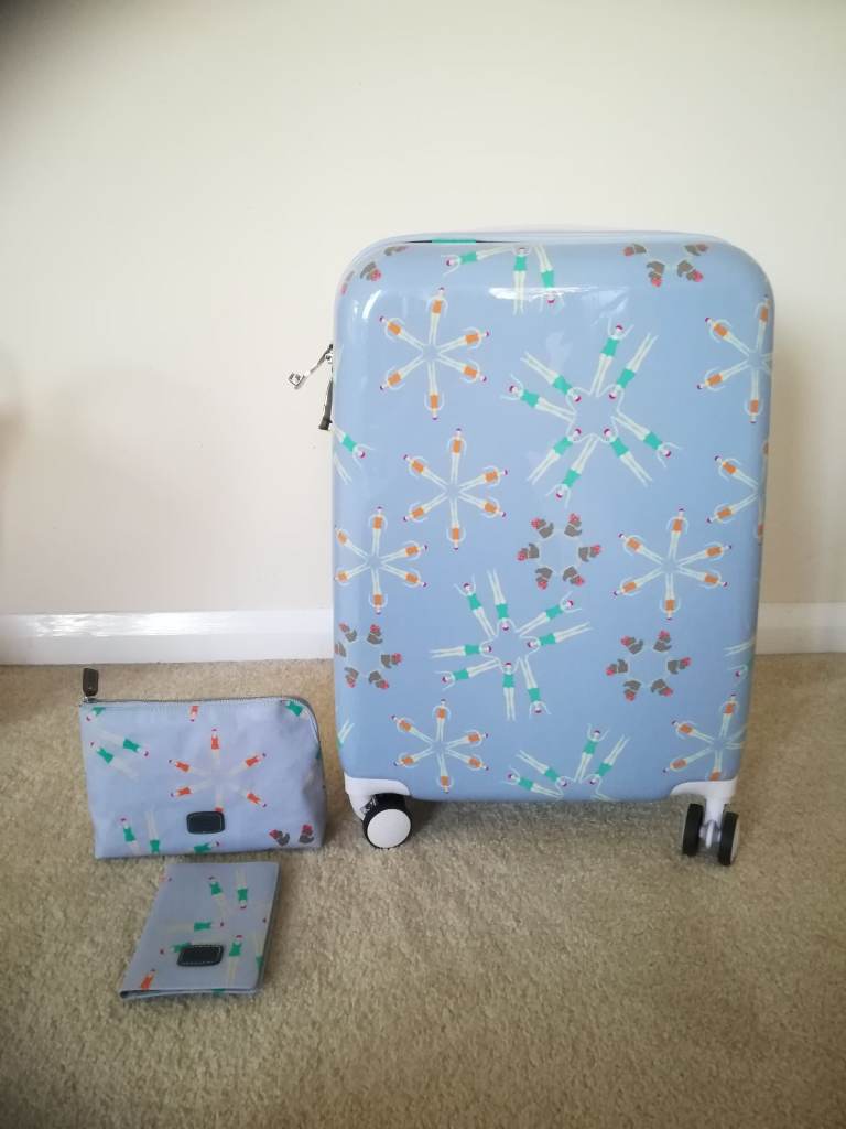 Radley Suitcase with Pouch Bag and Passport Cover - Brand New