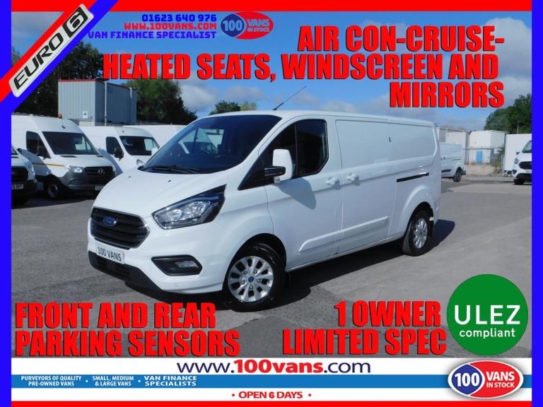 2023 Ford Transit Custom 2.0 EcoBlue 130ps Low Roof Limited Van PANEL VAN DIESEL Manual