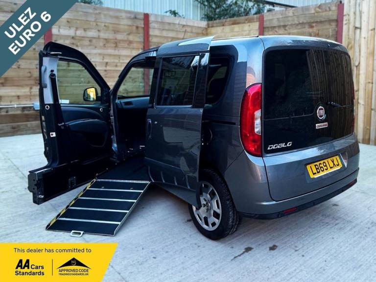 2020 Fiat Doblo 4 Seat Side Entry Passenger Up Front Wheelchair Access Vehicle WAV MPV Petrol Manual